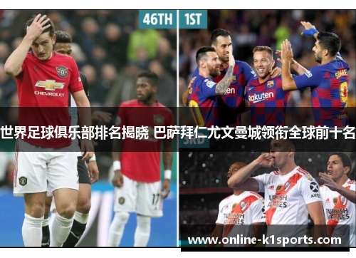 世界足球俱乐部排名揭晓 巴萨拜仁尤文曼城领衔全球前十名
